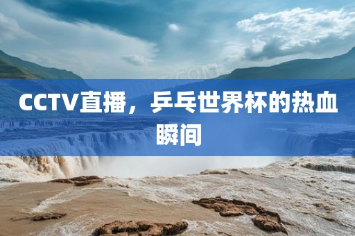 CCTV直播，乒乓世界杯的热血瞬间