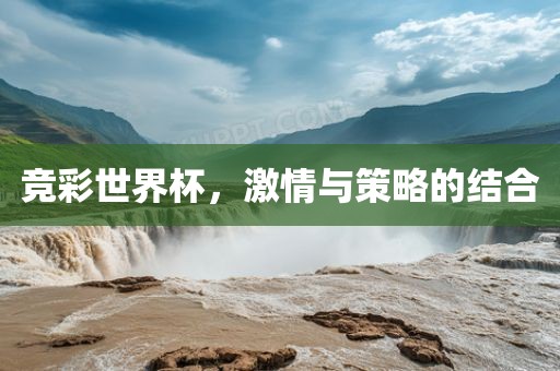 竞彩世界杯，激情与策略的结合