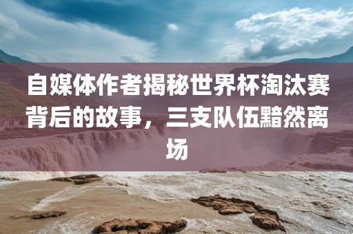 自媒体作者揭秘世界杯淘汰赛背后的故事，三支队伍黯然离场