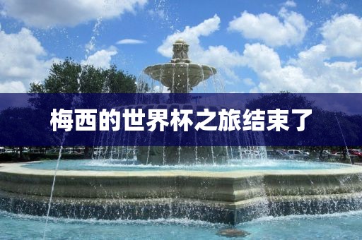 梅西的世界杯之旅结束了洪湖市顺升工程机械租赁有限公司