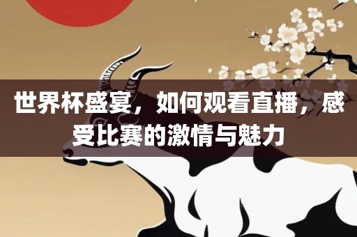 世界杯盛宴，如何观看直播洪湖市顺升工程机械租赁有限公司，感受比赛的激情与魅力
