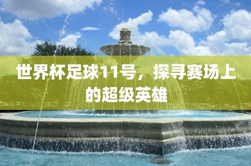 世界杯足球11号，探寻赛场上的超级英洪湖市顺升工程机械租赁有限公司雄