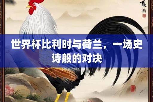 世界杯比利时与荷兰，一场史诗般的对决