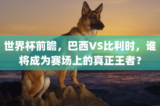 世界杯前瞻，巴西VS比利时，谁将成为赛场上的真正王者？