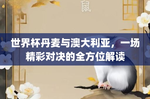 世界杯丹麦与澳大利亚，一场精彩对决的全方位解读洪湖市顺升工程机械租赁有限公司