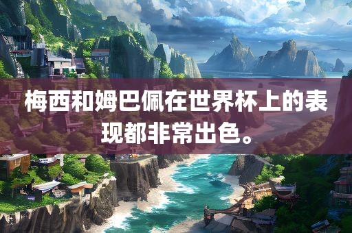 梅西和姆巴佩在世界洪湖市顺升工程机械租赁有限公司杯上的表现都非常出色。