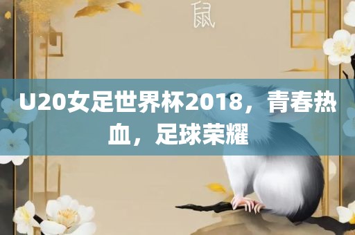 U20女足世界杯2018，青春热血，足球荣耀