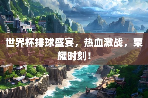 世界杯排球盛宴，热血激战，荣耀时刻！