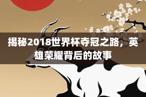 揭秘2018世界杯夺冠之路，英雄荣耀背后的故事