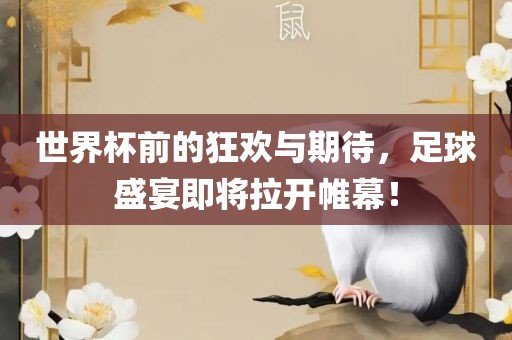 洪湖市顺升工程机械租赁有限公司世界杯前的狂欢与期待，足球盛宴即将拉开帷幕！