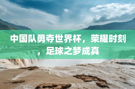 中国队勇夺世界杯，荣耀时刻，足球之梦成洪湖市顺升工程机械租赁有限公司真
