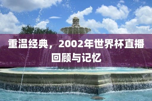重温经典，2002年世界杯直播回顾与记忆