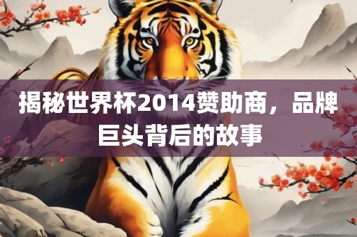 揭秘世界杯2014赞助商，品牌巨头背后的故事