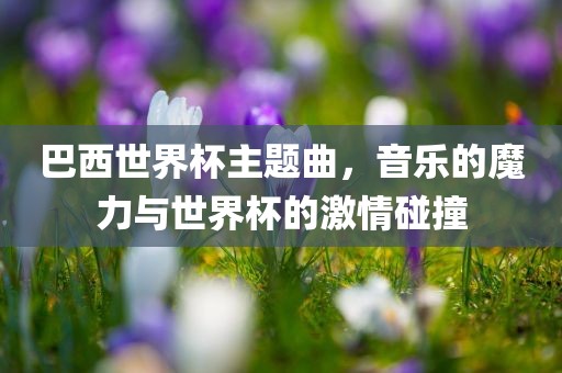 巴西世界杯主题曲，音乐的魔力与世界杯的激情碰撞