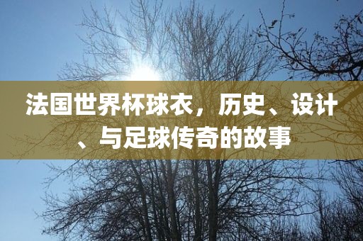 法国世界杯球衣，历史、设计、与足球传奇的故事