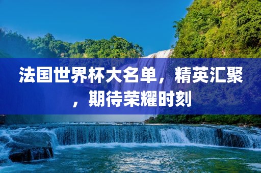 法国世界杯大名单，精英汇聚，期待荣耀时刻洪湖市顺升工程机械租赁有限公司