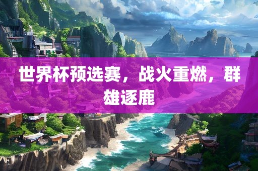 世界杯预选赛，战火重燃，群雄逐鹿洪湖市顺升工程机械租赁有限公司