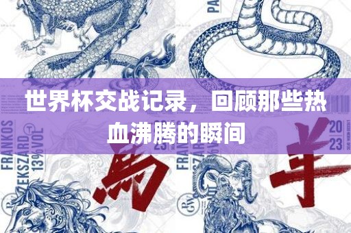 世界杯交战记录，回顾那些热血沸腾的瞬间