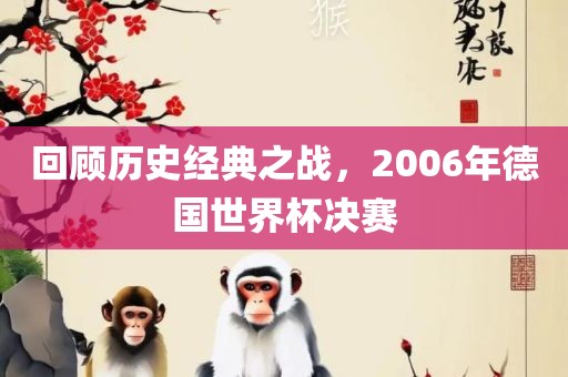 回顾历史经典之战，2006年德国世界杯决赛