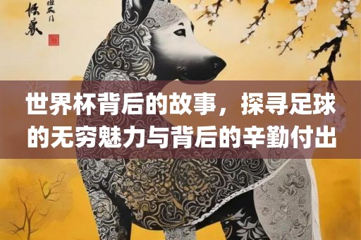 世界杯背后的故事，探寻足球的无穷魅力与背后的辛勤付出洪湖市顺升工程机械租赁有限公司