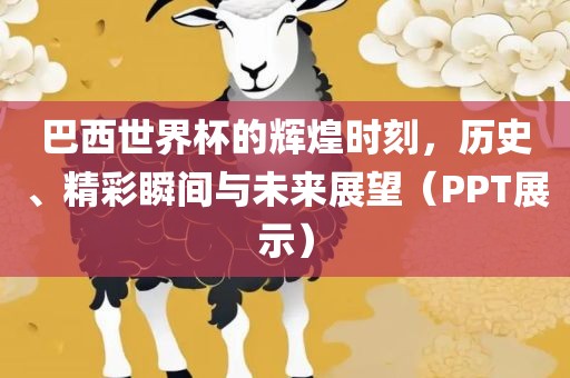 巴西世界杯的辉煌时刻，历史、精彩瞬间与未来展望（PPT展示）