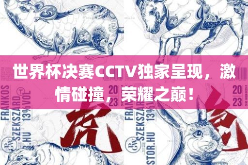 世界杯决赛CCTV独家呈现，激情碰撞，荣耀之巅！