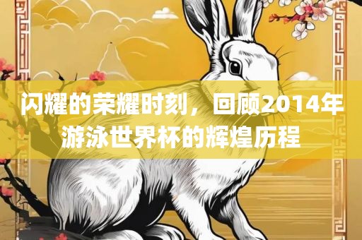 闪耀的荣耀时刻，回顾2014年游泳世界杯的辉煌历程