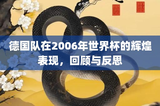 德国队在2006年世界杯的辉煌表现，回顾与反思