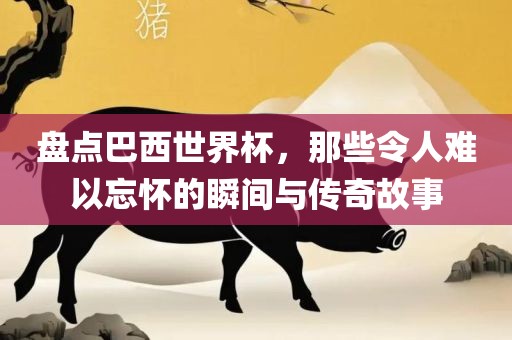 盘点巴西世界杯，那些令人难以忘怀的瞬间与传奇故事