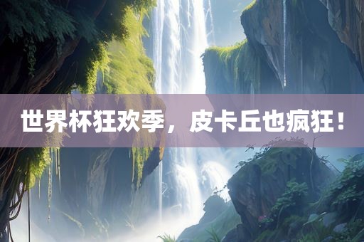 世界杯狂欢季，皮卡丘也疯狂！