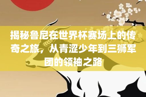 揭秘鲁尼在世界杯赛场上的传洪湖市顺升工程机械租赁有限公司奇之旅，从青涩少年到三狮军团的领袖之路