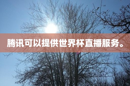 腾讯可以提供世界杯直播服务。洪湖市顺升工程机械租赁有限公司