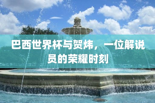 巴西世界杯与贺炜，一位解说员的荣耀时刻