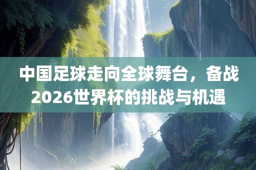 中国足球走向全球舞台，备战2026世界杯的挑战与机遇洪湖市顺升工程机械租赁有限公司
