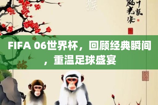 FIFA 06世界杯，回顾经典瞬间，重温足球盛宴