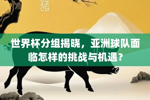 世界杯分组揭晓，亚洲球队面临怎样的挑战与机遇？洪湖市顺升工程机械租赁有限公司