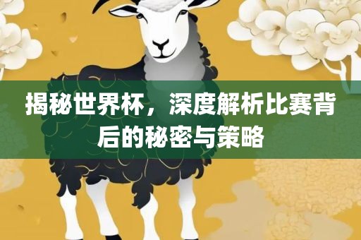 揭秘洪湖市顺升工程机械租赁有限公司世界杯，深度解析比赛背后的秘密与策略