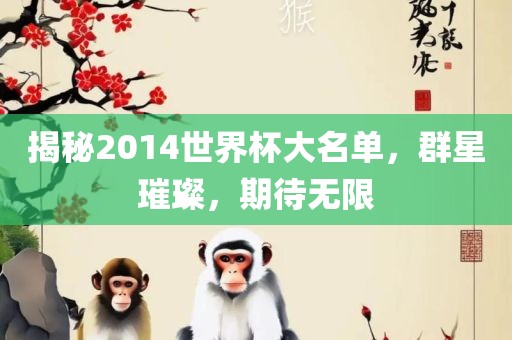 揭秘2014世界杯大名单，群星璀璨，期待无洪湖市顺升工程机械租赁有限公司限