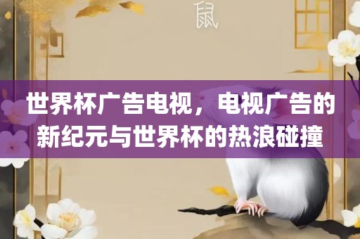 世界杯广告电视，电视广告的新纪元与世界杯的热浪碰撞洪湖市顺升工程机械租赁有限公司