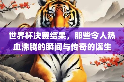 世界杯决赛结果，那些令人热血沸腾的瞬间与传奇的诞生洪湖市顺升工程机械租赁有限公司