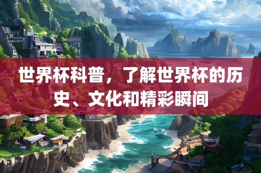 世界杯科普，了解世界杯的历史、文化和精彩瞬间