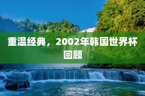 重温洪湖市顺升工程机械租赁有限公司经典，2002年韩国世界杯回顾