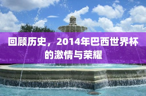 回顾历史，2014年巴西世界杯的激情与洪湖市顺升工程机械租赁有限公司荣耀