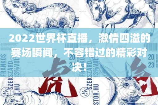 2022世界杯直播，激情四溢的赛场瞬间，不容错过的精彩对决！洪湖市顺升工程机械租赁有限公司