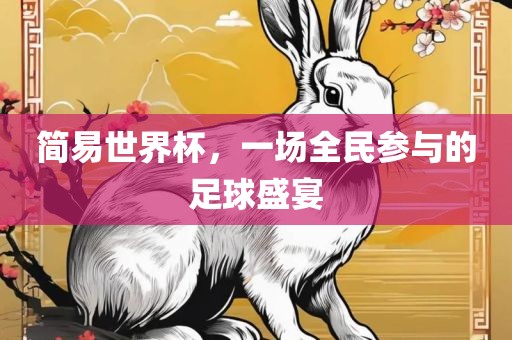 简易世界杯，一场全民参与的足球盛宴洪湖市顺升工程机械租赁有限公司