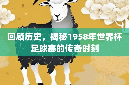 回顾历史，揭秘1958年世界杯足球赛的传奇时刻