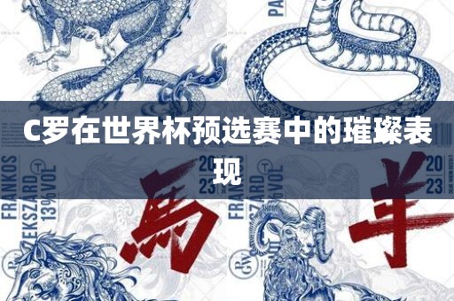 C罗在世界杯预选赛中的璀璨表现