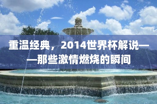 重温经典，2014世界杯解说——那些激情燃烧的瞬间