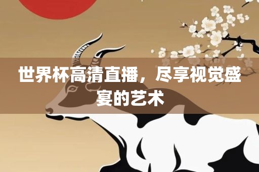 世界杯高清直播，尽享视觉盛宴的艺术