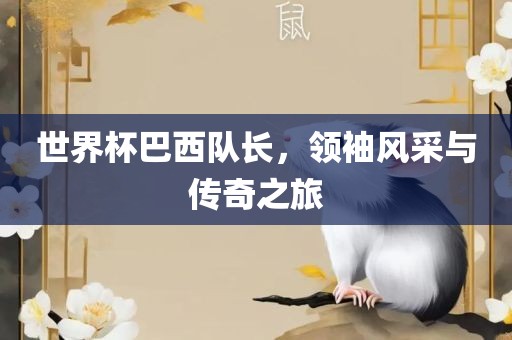 世界杯巴西队长，领袖风采与传洪湖市顺升工程机械租赁有限公司奇之旅